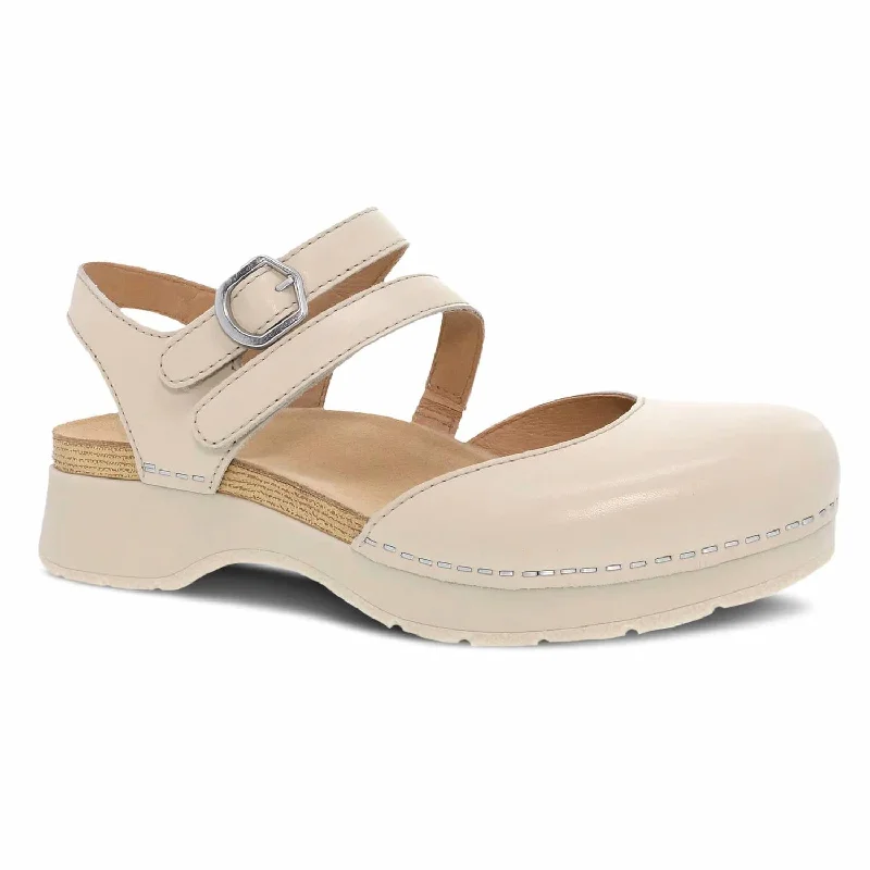 Women's Rissa Platform Cloggy Shoes In Jane In Ivory